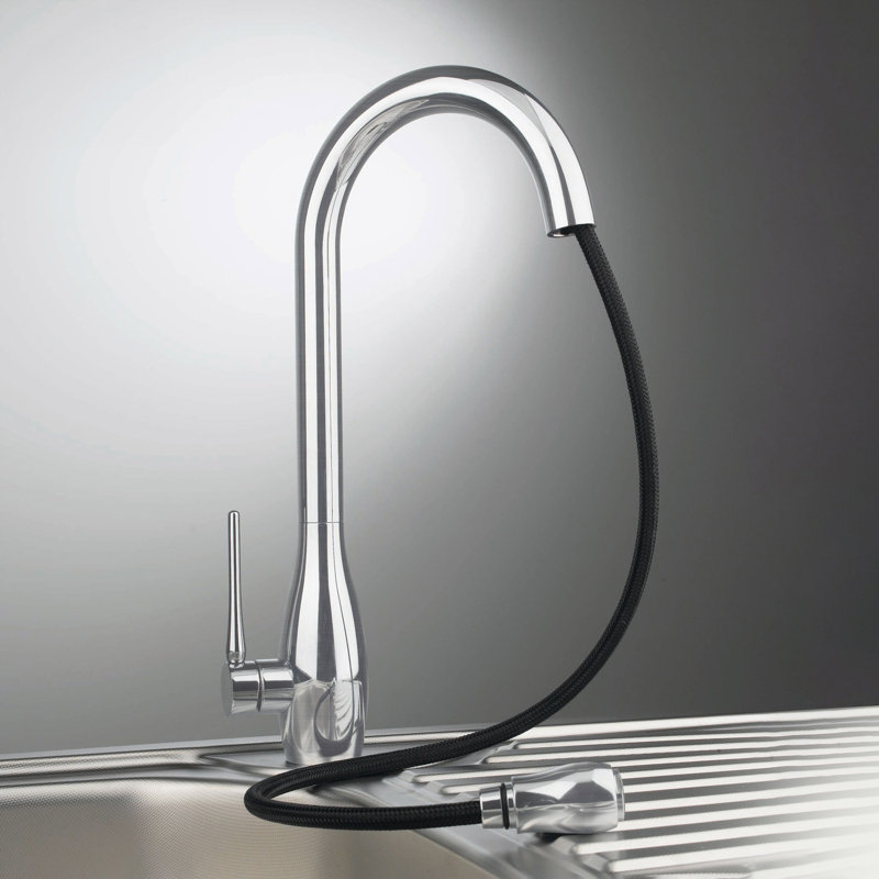Maestro Bath Pull Out Kitchen Faucet, Brushed Nickel
