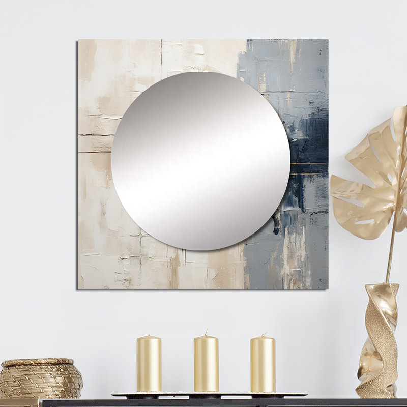 Miroir mural de salon Magari, 23 po x 23 po