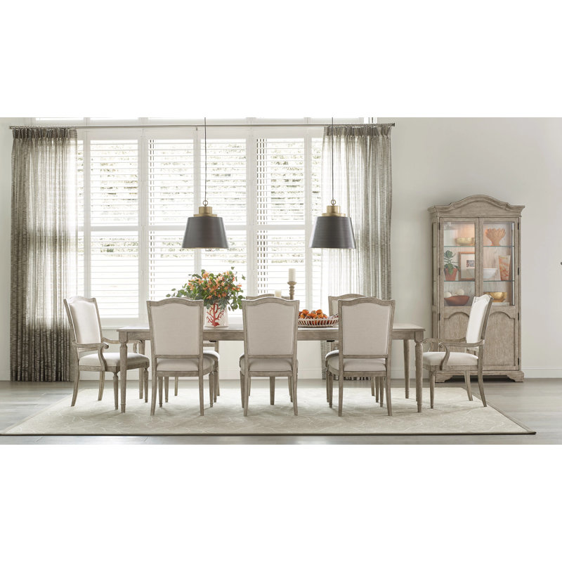 Chaise avec accoudoirs rembourrée Daniella - Brun
