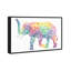 Éléphant floral - Impression sur toile-2094225405-2094225404