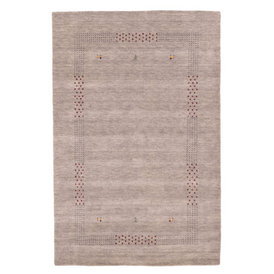 Tapis gris Kashkuli Gabbeh 5 pi 0 po x 7 pi 10 po