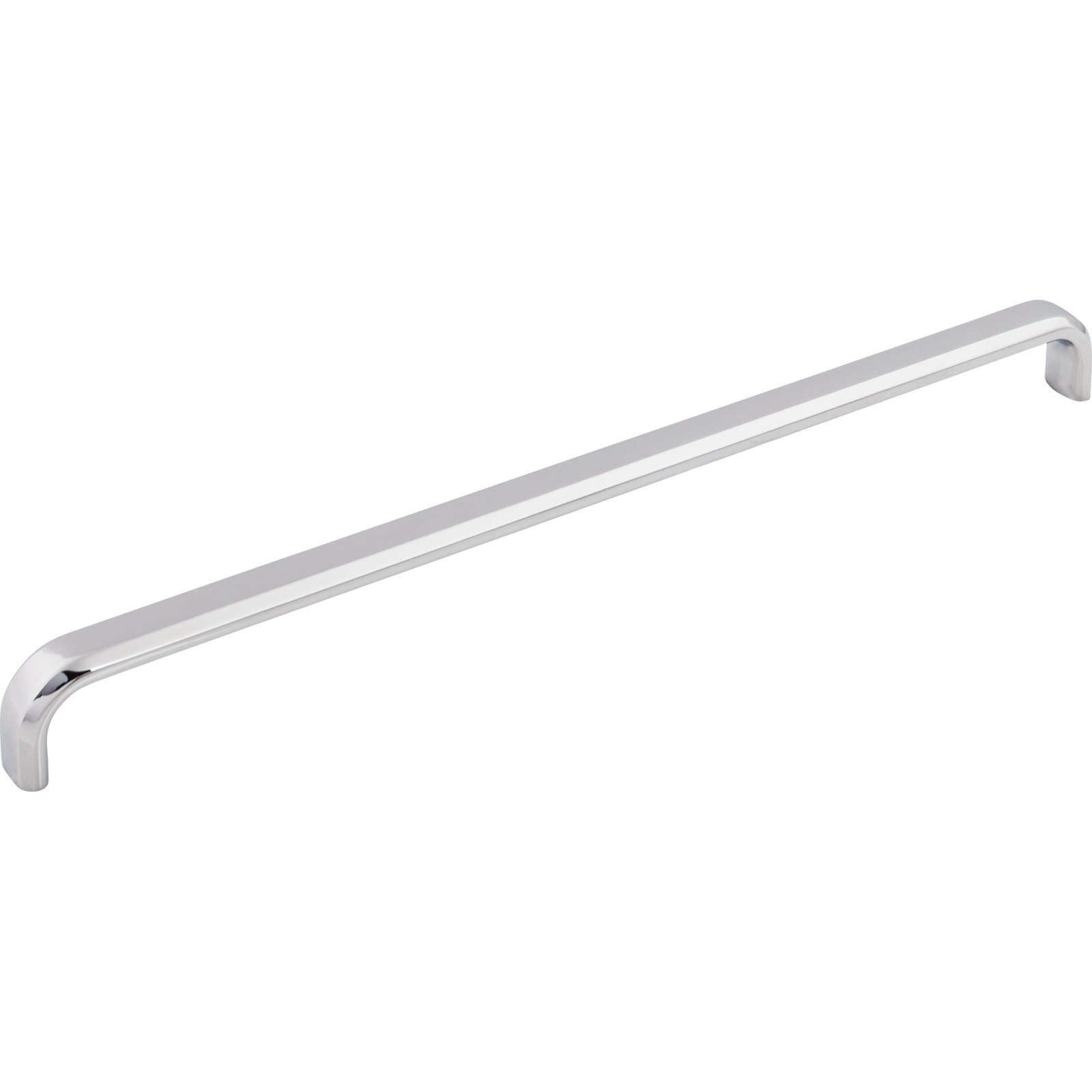 Telfair Bar Cabinet Pull, Polished Chrome, 12" Center to Center