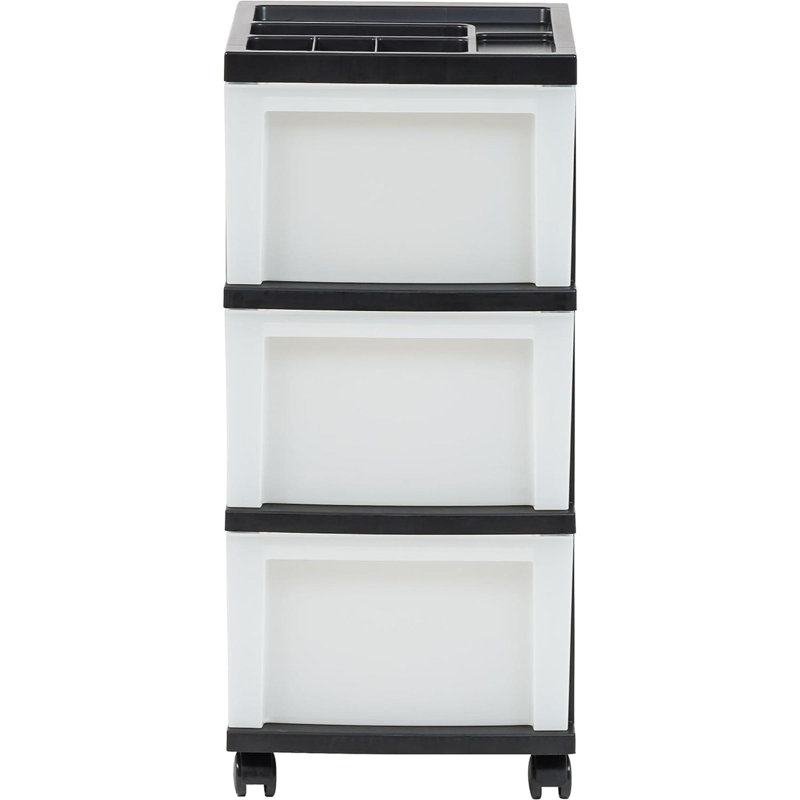 Rebrilliant Pascu 3 Drawer Stackable Drawer | Wayfair