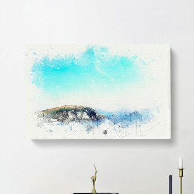 The Dingle Peninsula In Ireland In Abstract - Wrapped Canvas