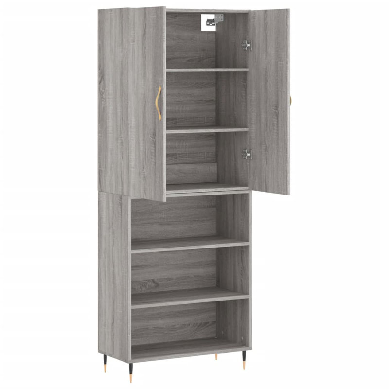 69.5cm Sideboard, Grey Sonoma