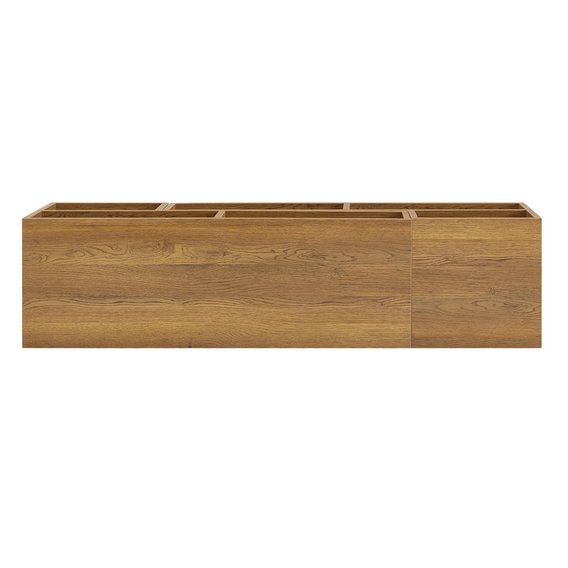 Meuble télé modulaire Freestyle, console multimédia réglable avec compartiments de rangement ouverts, centre de divertissement combinable à volonté pour salon, chambre à coucher, appartement