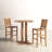 2 - Person Teak Wood Patio Dining Set with Round Table