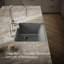 Évier de cuisine à simple cuve Kohler L 29,69 po x l 21,69 po Kohler Whitehaven-9975060