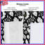 Rideaux de fenêtre à motif floral noir et blanc, voilages et voilages à motif floral - 1 panneau-1347318589-1347318586