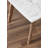Nero white authentic marble rectangle coffee table