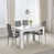 Grey Line Leather Chairs#4