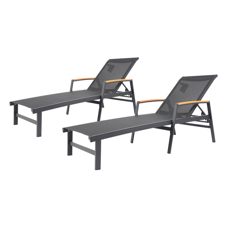 Fauteuil Oaxton Chaise (62753.00BBLKMP2), Noir / brun, 2