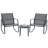 3 Pieces Patio Outdoor Furniture Set