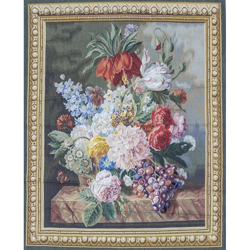 Hand-Knotted High-Quality Multi-Colored Area Rug