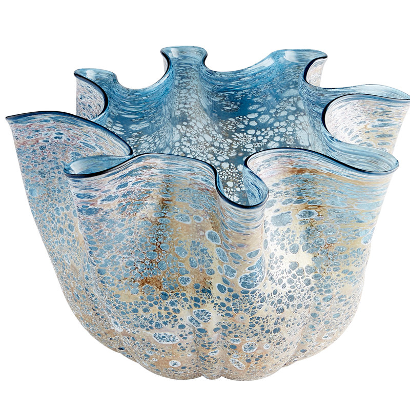Meduse Glass Table Vase, 8.75" H x 13.75" W x 13.75" D