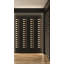 Ensemble de porte-bouteilles hélicoïdaux muraux en métal noir mat 8 bouteilles Lleucu - hauteur de 20 po, double profondeur-1490096905