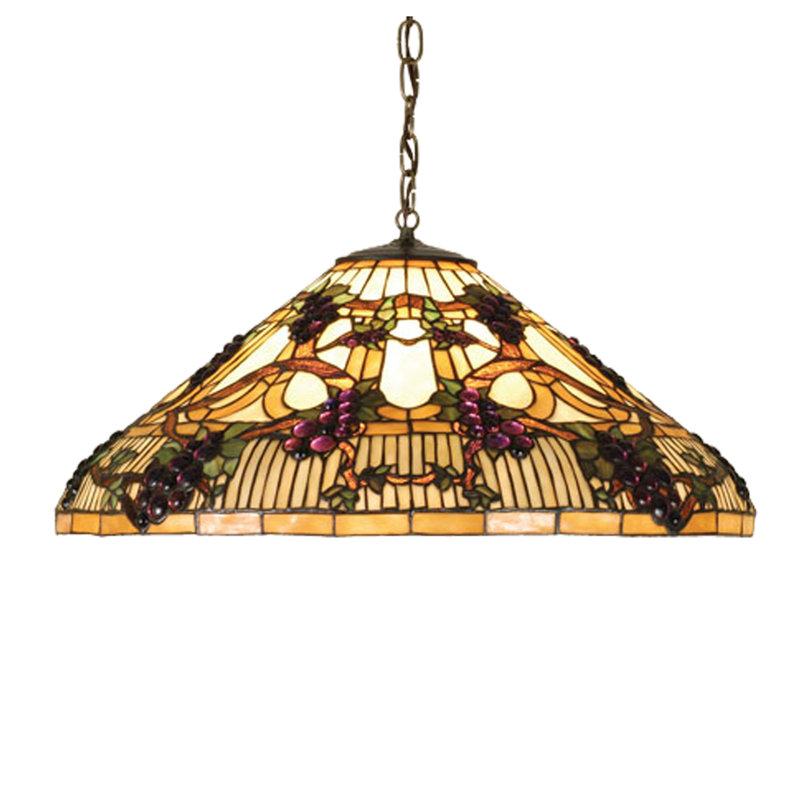 Lustre empire unique et remarquable à 3 lumières