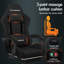 Brayden Studio Fabric Gaming Chair with Headrest-1169783376