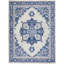 Tapis oriental ivoire / bleu Melyna-991167910