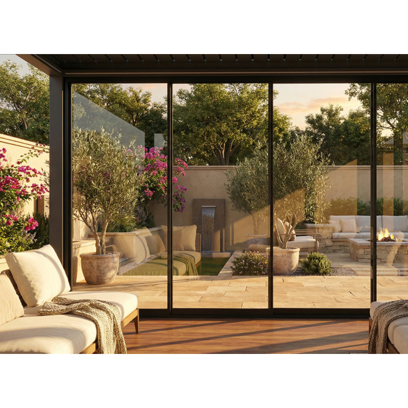 Sliding Glass Doors 9 Ft. W X 7 Ft. H, 96" H x 110.4" W