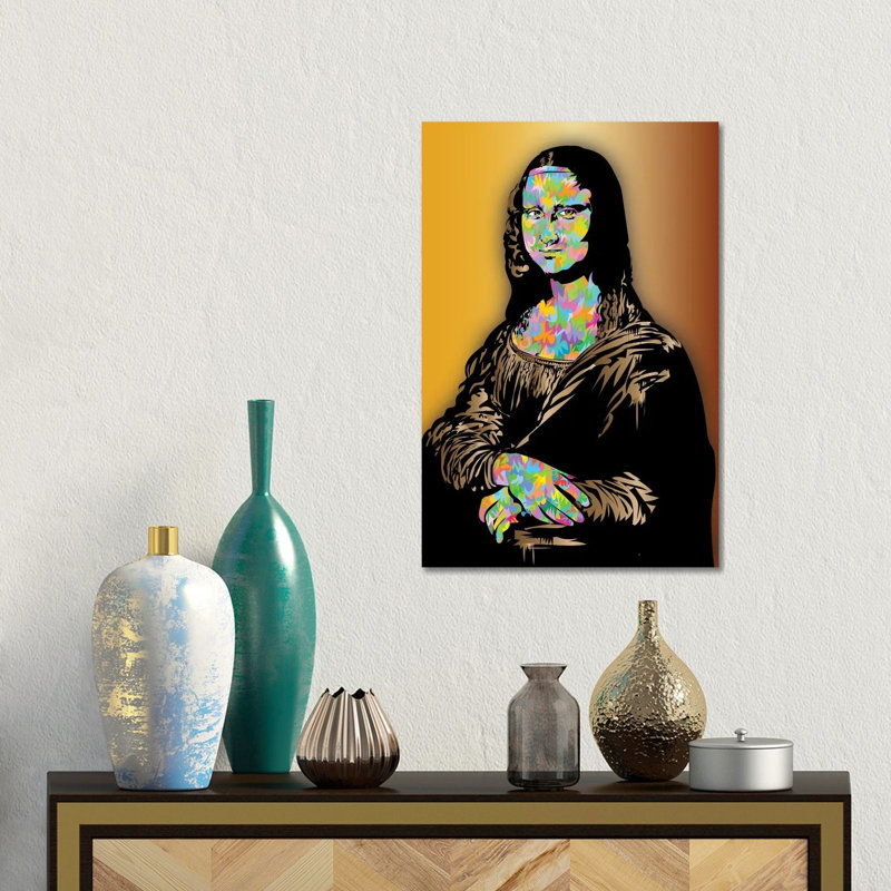 Mona Lisa 2025 - reproduction d'art sur toile tendue, 18" x 12", Toile tendue avec châssis, No Frame