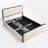 Upholstered Platform Bed With 4 Drawers-1394576567-1398867986