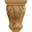 Petit corbeau en bois d'acanthe, l 3 1/2 po x P 4 po x H 7 po (paquet de 4)-73318489-73642328