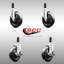 Ensemble de roulettes extensibles en caoutchouc 316S