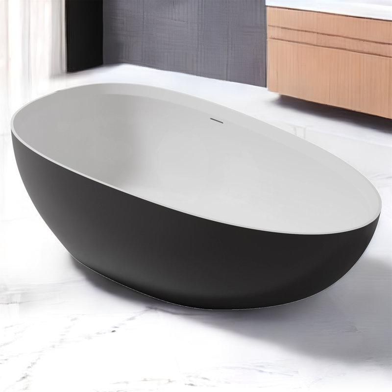 71'' x 35.4'' Solid Surface Bathtub