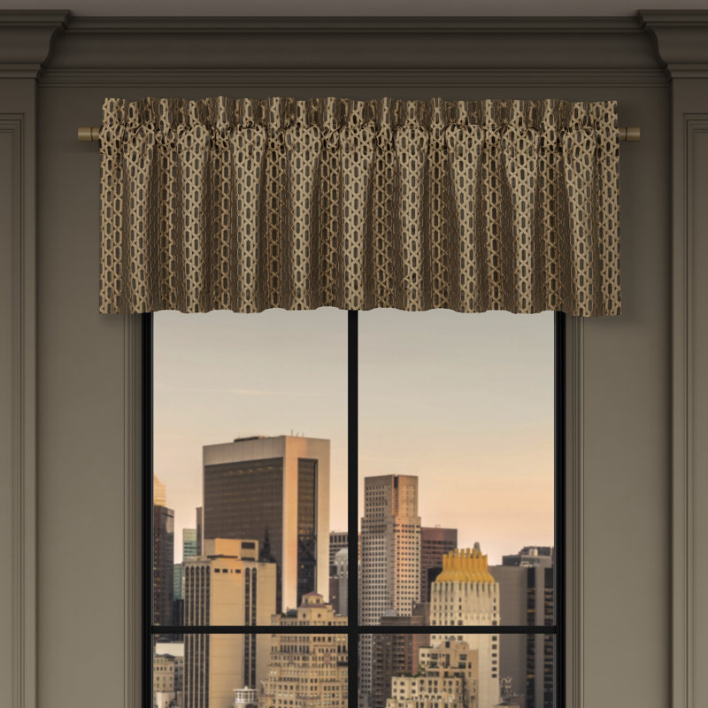 Metropolitan Window Straight Valance Bronze