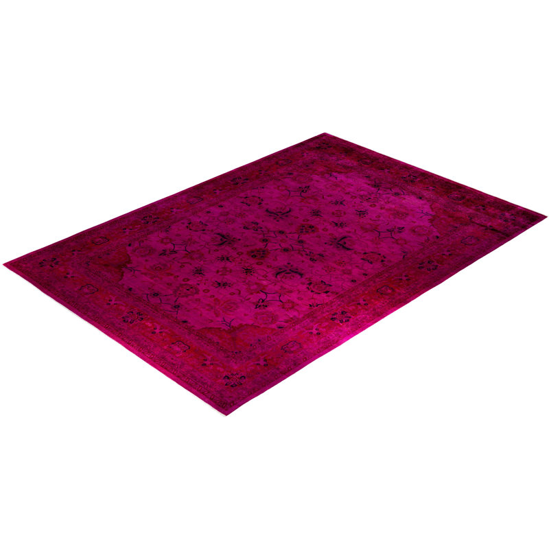 Overdyed One-of-a-Kind 10' 1" X 14' 0" Hand Knotted Area Rug