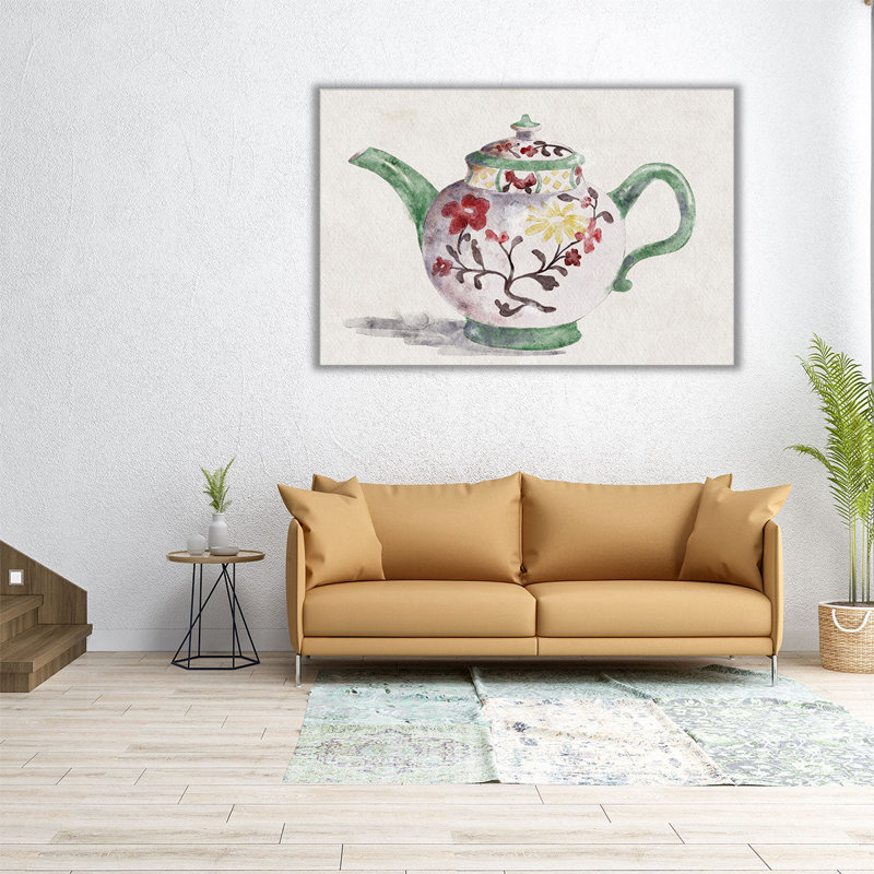 «Little Teapot II», reproduction d'art sur toile, H 16 po x l 24 po