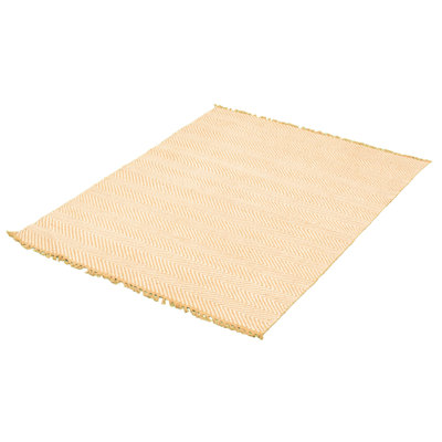 Tapis crème en jute fait à la main Terrimown