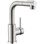 Robinet de salle de bain moderne en acier inoxydable, nickel brossé, douchette extractible pour lavabo de cuisine pivotant à 360 °