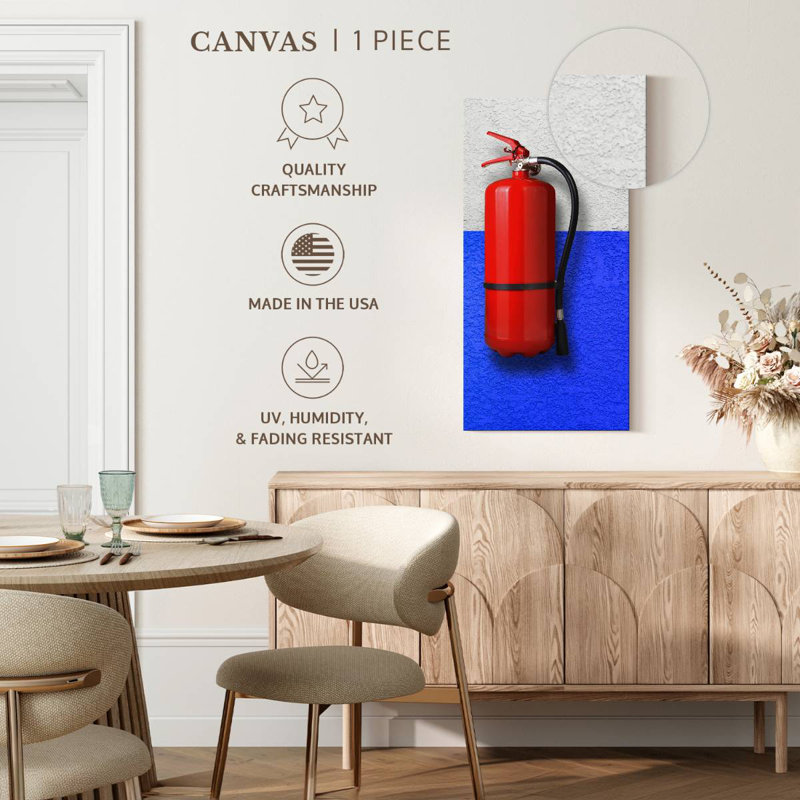 Fire Extinguisher, 48" H x 24" W