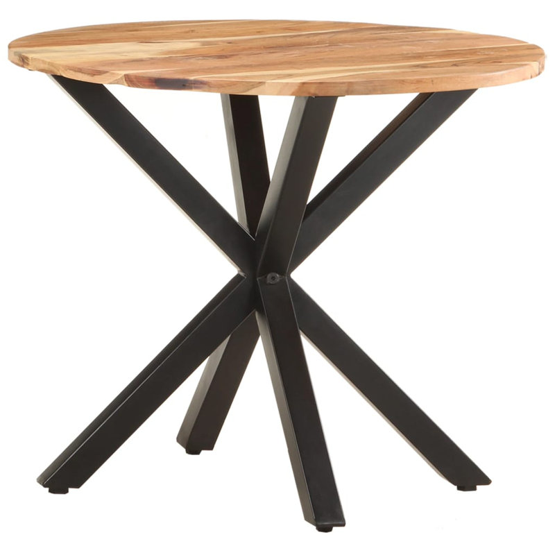 Adosinda Solid Wood End Table with Storage, 22" H x 26.8" W x 26.8" L, Mango Wood