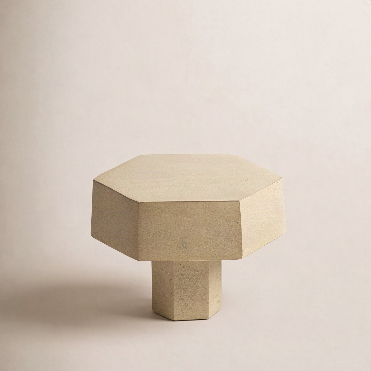 Metal Geometric Cabinet Knob, Satin Gold