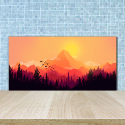 50cm W x 100cm L Glass Peel and Stick Panel