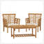 2 CHAISES CLUB CAYDON + TABLE