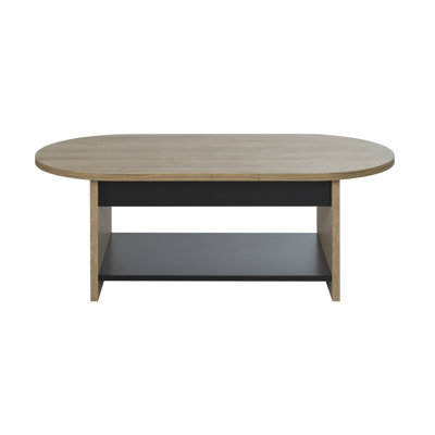 Jahim Pedestal Coffee Table with Storage