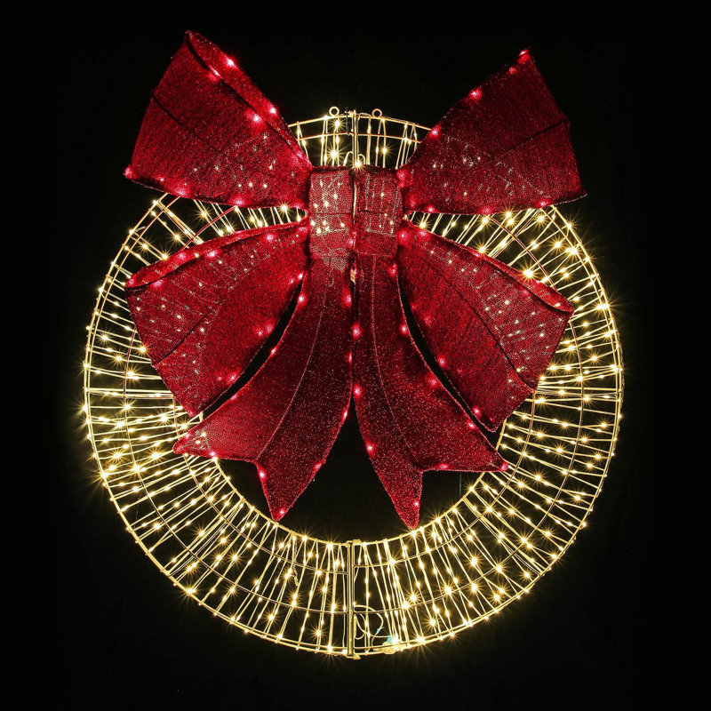 91cm Wreath, Red
