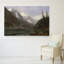 « canadian rockies » par albert bierstadt,, reproduction de peinture sur toile tendue-20346796