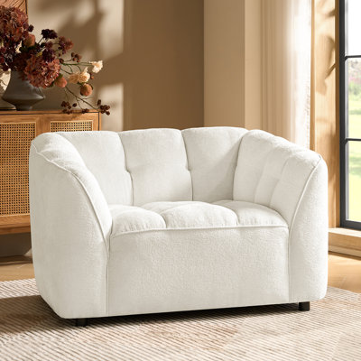 Fauteuil surdimensionné moderne rembourré Hulda