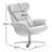 Seim 31.1" W Upholstered Reclining Swivel Chair and Ottoman with Adjustable Headrest -68549354