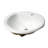 Alfi Brand 17.5 " Porcelain Oval Bathroom Sink and Overflow Hole