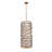 Bungalow Rose Roycroft - 9 Lights Foyer In Ashen Gold Finish