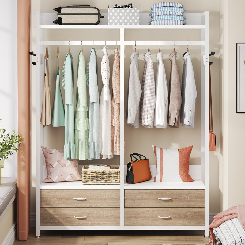 47.24'' Closet System, Oak/White