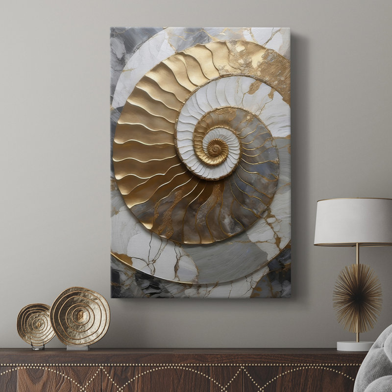 Plaster Dreams III -Galerie enveloppée Cavas, H 18 po x l 12 po