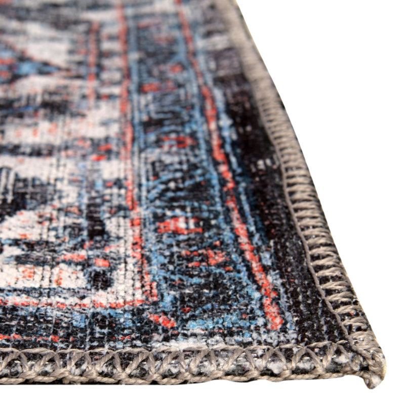 Guynn Chenille Oriental Indoor Rug, Runner 2' x 6'