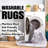 Alanya Ornate Medallion Machine-Washable Brown/Light Gray Rug-1044439168